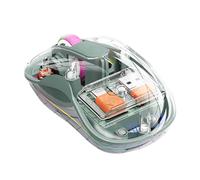 Laptop Computer Control Wireless,RGB Light Computer Control Transparent Mice | Living Room Classrooms Study Silent Click for Working, Learning, Game Playing