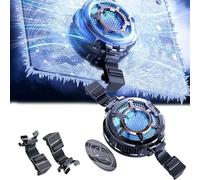 Laptop Cooler, Ipad Tablet Cell Phone Cooler 30W Fast Cooling Magnetic and Silicone Fix Digital Temp Control 3-Level Adjustable Compatible with Most Devices Air Cooling