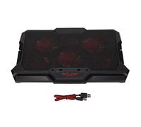 Laptop Cooler Ultra Thin USB Powered Speed Adjustable Fan with 6 Noiseless Fans LED Screen for 12in to 17.3in Laptops for Gaming Work Office