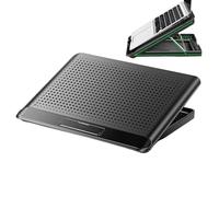 Laptop Cooling Base | Adjustable Quiet Cooling Base Aluminum Alloy Laptop Cooling Pad for Keyboard, Phone, Tablet, Book, Home, Office and Room