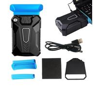 Laptop Cooling Fan Pad, USB External Laptop Cooler, Portable Mini Cooling Stand, Automatic Manual Speed Control, Quiet Heat Dissipation Device, Notebook Overheating Protection Base