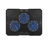 Laptop Cooling Pad With Adjustable 3Speed Fan Double USB Port NonSlip Feet Laptop Radiators Rapid Heat Dissipation Adjustable Stand