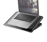Laptop Cooling Stand, Adjustable Computer Cooling Stand - Silent Aluminium Alloy Laptop Fan Base - for Desk Keyboard Phone Tablet Book Home UFF
