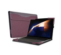 Laptop Cover 16inches forSamsung Galaxy Book 3 Pro|Book3 Pro 360|Book3 Ultra |Galaxy Book 4 Pro|Book 4 Pro 360 2-in-1|Book 4 Uitra|16 inch PU Leather Detachable Cover (Wine red)