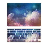 Laptop Cover Case Compatible with MacBook Pro 15 inch with Retina Display Model A1398 Released in 2015 2014 2013 2012, 3D Painted Plastic Protective Hard Shell Case & Keyboard Cover, Starry Sky