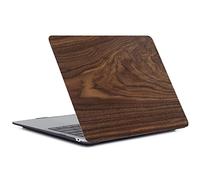 Laptop Cover Case Compatible with MacBook Pro 16 Inch with Touch Bar and Touch ID Model A2141 Released in 2020 2019, Color Painted Plastic Protective Hard Shell Case, Wood