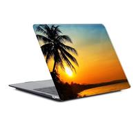 Laptop Cover Case Compatible with MacBook Pro 16 Inch with Touch Bar and Touch ID Model A2141 Released in 2020 2019, Color Painted Plastic Protective Hard Shell Case, Sun