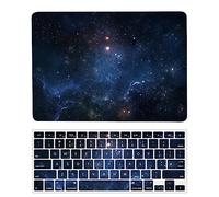 Laptop Cover Case Compatible with New MacBook Pro 15 inch with Touch Bar and Touch ID Model A1990 A1707 Released in 2019 2018 2017 2016, Protective Hard Shell Case & Keyboard Cover, Shining Stars
