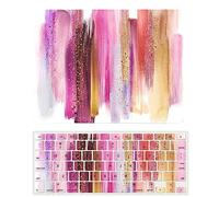 Laptop Cover Compatible with New MacBook Air 13 inch with Retina Display Touch ID Model M1 A2337 A2179 A1932 Released in 2020 2019 2018, Protective Hard Shell Case & Keyboard Cover, Color Pigments