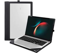 Laptop Cover Compatible with Samsung Galaxy Book 4/3 Pro Galaxy Book 5/4/3 Pro 360 Galaxy Book 4/3 16-inch Ultra PU Leather Hard Shell Case Accessory
