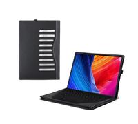 Laptop Cover for ASUS ProArt P16 Laptop H7606 16" PU Leather Protective Bag Detachable Shell (Dark Gray)