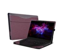 Laptop Cover for Lenovo ThinkPad P14s Gen 5 Intel 14.5″ (Not Suitable for ThinkPad P14s Gen 5 AMD14″) PU Leather Inside Pocket Cover (Wine red)