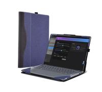 Laptop Cover for Lenovo ThinkPad X13 gen5/ X13 gen 5 2-in-1/ThinkPad X13 gen 4/Thinkbook Plus gen 4/13" Mobile Workstation Notebook Sleeve Computer Bag Protective PU Leather Shell (Blue)