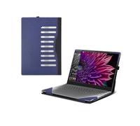 Laptop Cover for Lenovo Yoga Pro 9i (16″ Intel) Laptop All-Inclusive Drop-Proof Case 16inches PU Leather Inner Pocket Cover (Dark Blue)