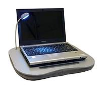 Laptop Cushion Tray with LED light and carry handle Reading Table Cup Holder