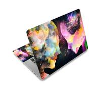 Laptop Decal Sticker Skin Cover, 11.6”12" 13" 13.3" 14" 15" 15.4" 15.6 inch Universal Laptop Netbook Vinyl Skin Sticker Cover Art Notebook PC Reusable Protector (2 Wrist Pad Included), Lover