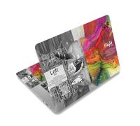 Laptop Decal Sticker Skin Cover, 11.6”12" 13" 13.3" 14" 15" 15.4" 15.6 Laptop Netbook Vinyl Skin Sticker Cover Art Notebook PC Protector (2 Wrist Pad Included), Removable Reusable, Right & Left Brain