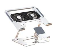 Laptop Desk Stand - Adjustable Cooling Base for Laptop and Phone - Cooling Stand for Tablets, for Study Room Reading Meeting University