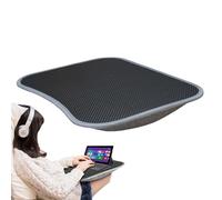 Laptop Desk with Padded Pillow - Portable Computer Table, Bed Tray for Notebook | Ergonomic Lapdesk to Work as a Bed or Sofa, Stand with Mat
