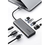 Laptop Docking Station, iDsonix 8 in 1 USB C Docking Station with HDMI 4K@60Hz, PD 100W, Gigabit Ethernet, 3 USB Ports, SD/TF, USB C Hub for MacBook Air/Pro, iPad, Dell, Hp, Lenovo