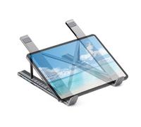 Laptop Docking Station Stand, Height Tablet Stand, Multiport Adapter, Quick Charge Function, Cooling Riser, Ergonomic Design, Compatible with Notebook Computer, Desktop, Home Office