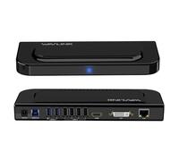Laptop Docking Station,Universal Dock for Windows/Mac to Station Dual Monitor, HDMI+DVI/VGA/HDMI, Audio and Etherne,2* USB 3.0, 4* USB 2.0