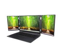 Laptop, Folding Laptop 16GB RAM 512GB SSD 16 and 10.5 Inch Triple Screen for Stock Trading (GB Plug)