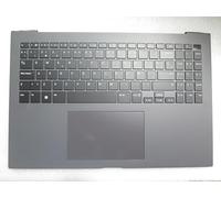 Laptop Grey PalmRest&Black Backlit Keyboard For LG 16Z90SP 16Z90SP-A.AA78A9 16Z90SP-A.AD78A9 16Z90SP-A.ADB8U1 Spanish SP With Touchpad New