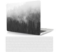 Laptop Hard Shell Case Compatible with MacBook Pro 14 inch 2021 2023 Release Model M1 A2442 A2779 M2, Color Printing Plastic Protective Hard Shell Case Cover & Keyboard Cover, foggy forest