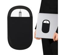 Laptop Holder - Reusable Adhesive Pouch | Elastic Storage Wireless, And Tablet Compatible Organizer, No Mount, Travel Friendly Pocket