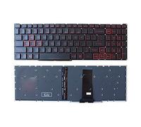 Laptop Keyboard For Acer For Nitro 5 AN515-55 AN515-55-53E5 5692 5838 51QY 52DV AN515-43 United States US Red Word With Backlit