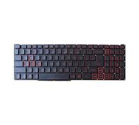 Laptop Keyboard For Acer For Nitro 5 AN517-54 AN517-54-79L1 77KG 706P 74WT AN515-55 United States US Red Word With Backlit
