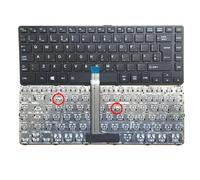 Laptop Keyboard For Dynabook Tecra A40-D A40-D-19U A40-D-1EL A40-D-1F2 United Kingdom UK Black Without Backlit&Pointing New