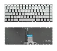 Laptop Keyboard For HP 14-CE2014TX 14-CE2016TX 14-CE2020TX 14-CE2022TX 14-CE2043TX 14-CE2044TX 14-CE2047TX 14-CE2048TX 14-CE2072TX 14-CE0042TX Without Frame United States US Silver with backlight
