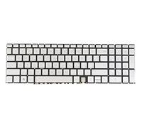 Laptop Keyboard for HP Envy 15-ed 15m-ed 15-ee 15z-ee 15m-ee 17-cg 17m-cg 17t-cg 17-ch 17t-ch 17m-ch 15-ed0000 15-ee0000 17-cg0000 17-ch000 Backlit Silver (CZ SK Czech Slovak Qwert-Y-Z ŠŽÝ Layout)