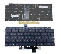 Laptop Keyboard for HP SG-B7910-XUA SN1C65B20 831-02759-00A SN1C65B10 US Layout Ribbon Ai Key Function with Backlight (Function Keys Light Blue Regular Keys deep Blue)