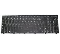 Laptop keyboard For MEDION ERAZER Scout E30i MD62649 Black With Backlit With Frame France FR