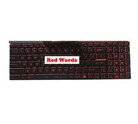 Laptop Keyboard For MSI GT63 GP63 GV62 GF72VR GV72 GV72VR GL62MVR GL63 GL72M GL62 7RE 8RD 7RFX United States US Crystal Keycap Backlit (Red Words) New and Original