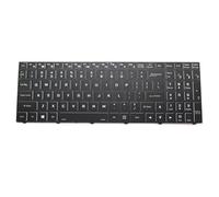 Laptop Keyboard For NovaCustom NP50D English US Black With Frame Without Backlit New
