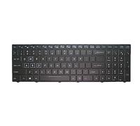 Laptop Keyboard For PCSpecialist For Defiance V RTX 16.1 / V RTX 17.3 P960RN P960EN P970ED P970EF English US Black With Backlit