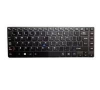 Laptop Keyboard For Toshiba Satellite Pro A40-C A40-C-13R A40-C-13T A40-C-143 A40-C-14T A40-C-150 A40-C-154 A40-C-183 English US Big Enter Black With Frame With Backlit&Pointing