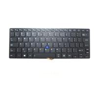 Laptop Keyboard For Toshiba Tecra X40-E X40-E-108 X40-E-10J X40-E-10L X40-E-10N X40-E-10P X40-E-10Q X40-E-10T English US Big Enter Black With Backlit&Pointing