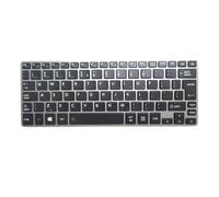 Laptop Keyboard G83C000JW5UE NSK-V11BN 9Z.NAJBN.B1D 4B+NAJ05.011 English US Big Enter Black With Gray Frame With Backlit Without Pointing New