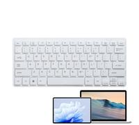 Laptop Keyboard - Slim Silent Wireless Keyboard, Minimalist Typing Device, Foldable Ultra-Light Laptop Keypad, Quiet Keys Design | With Travel Friendly Feature For Office Home Cafe Classroom Outdoor W