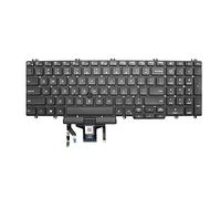 Laptop Keyboard,US English,Backlit,No Keyboard Trim,Pointer Cap Assembly Compatible with Dell Latitude 5500 5501 2019 (Not for Old E5500 or E5550) Precision 3540 3541 2019,DPN 0MMH7V