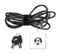 Laptop Lock, Dual Shaft 360 Degree Rotation Lock Anti Theft Galvanized Computer Security Cable Protective with Base for Office, Dormitory, Classroom