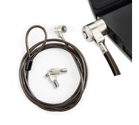 Laptop Lock, Hardware Security Cable Lock, 2M Long Tablet Locking Cable, 2 Keys Heavy Duty Steel for Dell, Samsung and All Other Laptops and Tablets