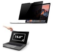 Laptop Magnetic Privacy Screen 14 Inch for Hp/Dell/Acer/Lenovo/ThinkPad/Asus Removable 16:9 Aspect Privacy Shield, Anti Blue Light Glare 14in Privaccy Filter