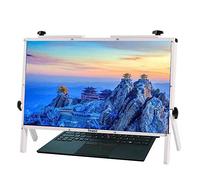 Laptop Magnifying Lens 22 Inch,3D High-Definition Laptop Screen Magnifier, Magnifying Screen for Computer, Compatible with 14/15/16/17/18/20 Inch Mobile Phone, ，White