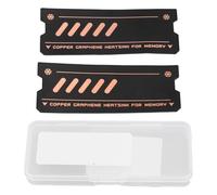Laptop Memory Heatsink Dual Layer Graphene Copper Foil Cooler High Performance RAM Cooling Solution for DDR5 DDR4 DDR3 DDR2 Modules Lightweight Reusable Non Conductive 2 Pack
